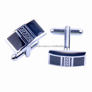 Metal Cufflinks, Various Designs and Colors are Available