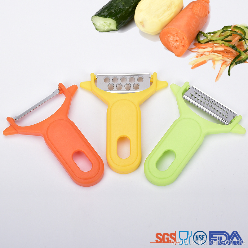 Kitchen Mini Plastic Multi Functional Potato Cassava Peeler