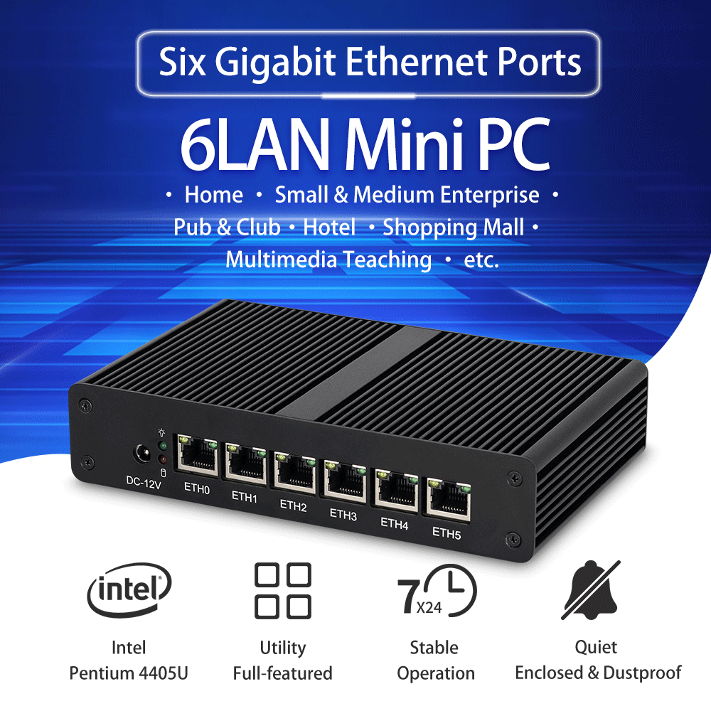6LAN Mini PC
