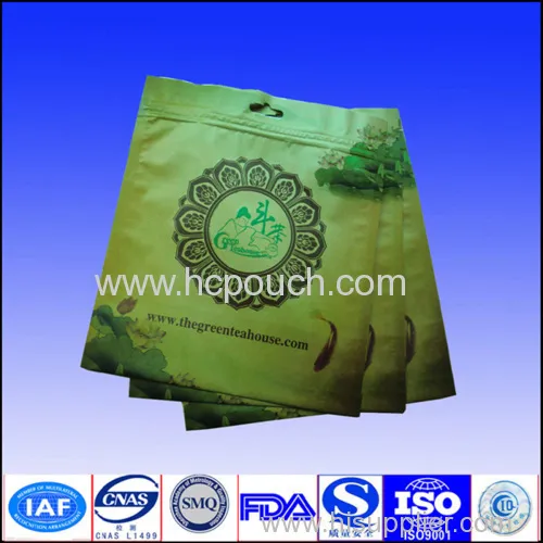 500g Zip Lock Aluminum Foil Tea Bag 