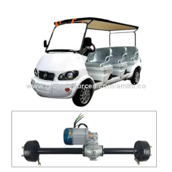Differential motor for electric tricycle with gearbox