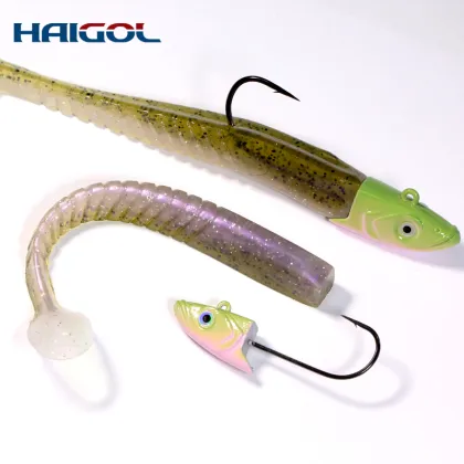 Big Paddle Tail Eel Soft Fishing Bait - PVC Plastic Artificial Bait