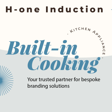 ODM Solution for 4 Burner Induction Hob with Built-in Kitchen Appliance Controller