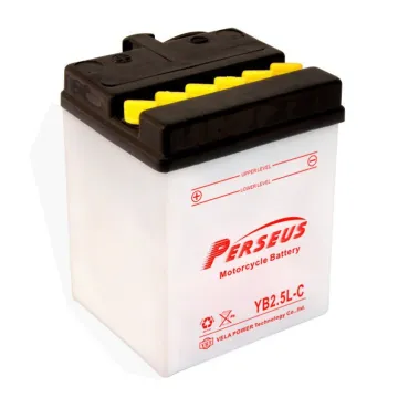High starting performance Dry Charged Motorcycle Battery YB2.5L-C 12V 2.5AH