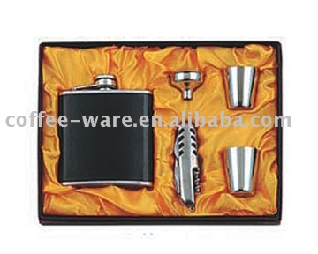 hip flask with gift box
