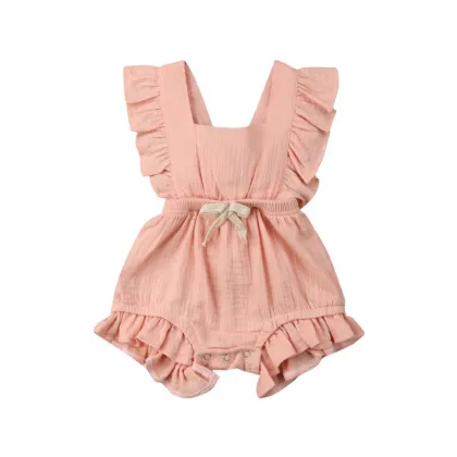 The Fine Quality Clothes Romper Girls Rompers Baby Girl Summer