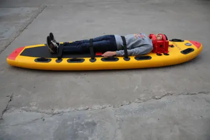 Emergency Inflatable Surfboard for Water Rescue