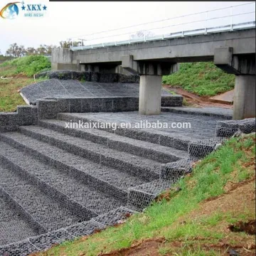 Heavy duty galvanized 60*80mm hexagonal gabion wire mesh,mesh