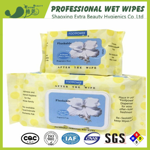 Disposable Flush able Wet Napkins For Restaurant