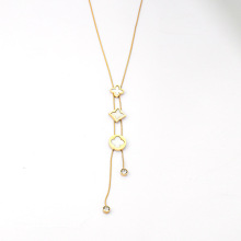 Luxury Titanium Clover Mini Necklace