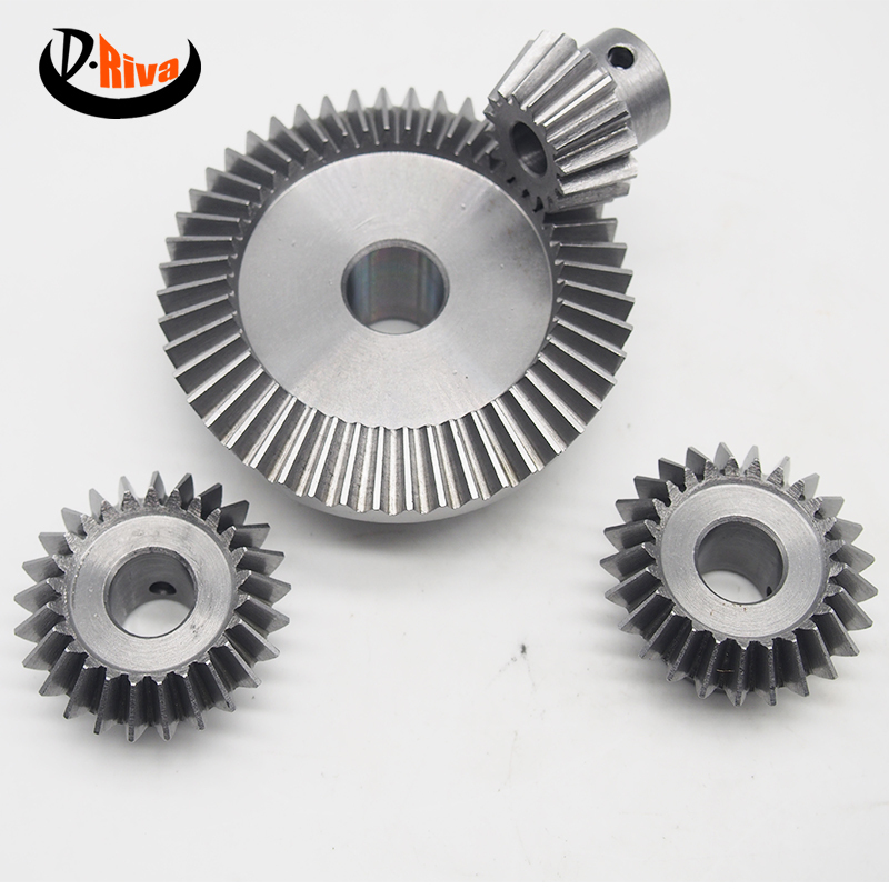 Differential Gear Components: CNC Machined Steel Crown Wheels and Straight Bevel Gears