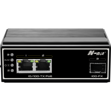 3-port industrial PoE switch