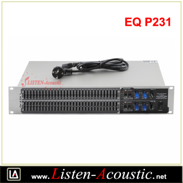 EQ P231 Dual 31-band 2/3 Graphic Audio Equalizer