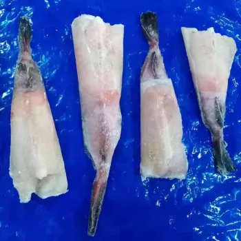 New landing all sizes seafood monktail tail fresh delicious frozen monkfish skin on tail