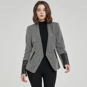 WOmen's jacket Fashion plaid coat