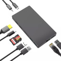 USB-C-Hub mit NVMe SSD-Gehäuse