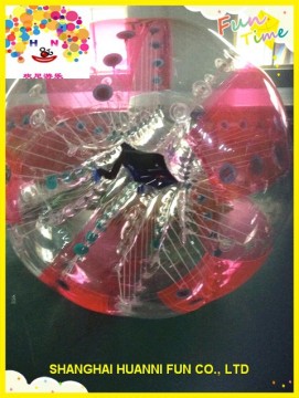 TPU inflatable bumper soccer ball for sale, inflatable bumper bubble ball for football games