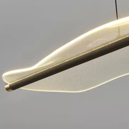Big Wave Designer Creative Restaurant Bar Acrylic LED Pendant Light