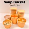 Tasse à soupe jetable de 20 oz de qualité alimentaire