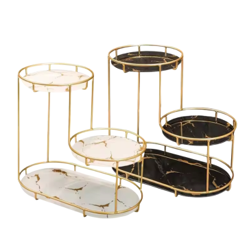 Factory Nordic Style Home Decor: Desktop Shelves, Cosmetic & Jewelry Display Stand, Metal Storage Tray, and Key Holder Rack