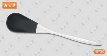 Silicone Spoon with Hollow Stainless Steel 18/0 Handle
