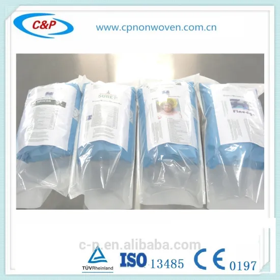 Obstetric surgery kit Gynecology birth drape Set