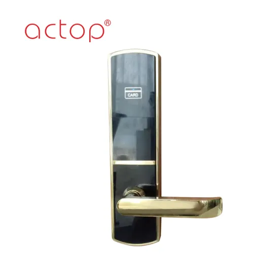 Smart hotel  door lock handle