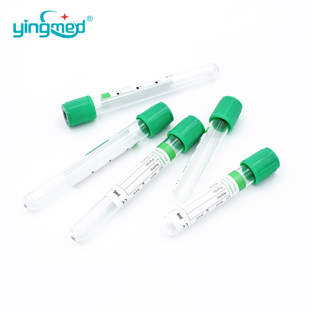 plasma blood collection PET Sodium lithium heparin tubes