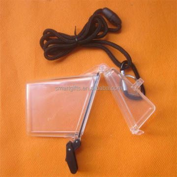 Sport Waterproof ID Card Badge Holder with Lanyard for Multiple Cards