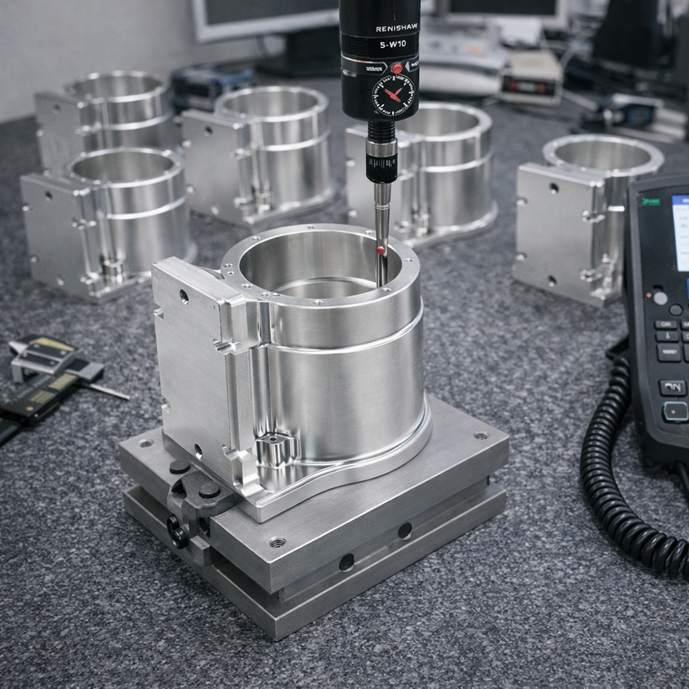 CNC machined motor housings