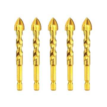 Triangular Multifunctional Drill Bit Set for Glass and Tiles