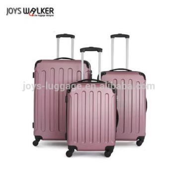 charming and colorful abs luggage set