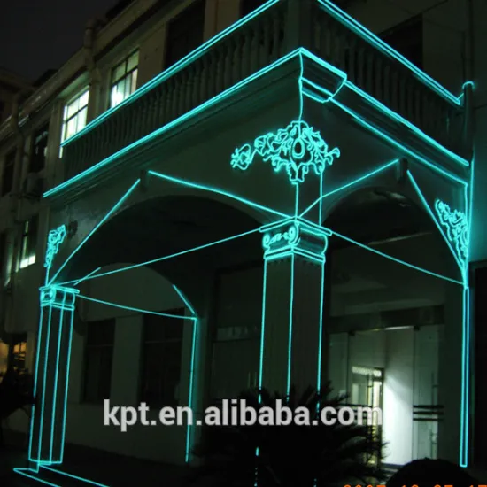 X'mas building Architecture indoor & outdoor el wire, flexible neon rope light