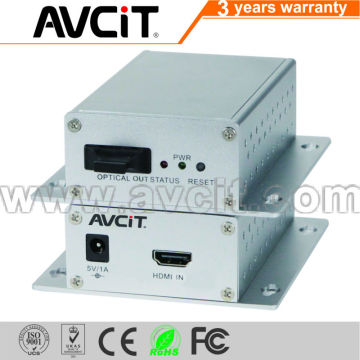 Up To 25 KM, 1 in 1 out, HDMI Extender over Optic Fiber