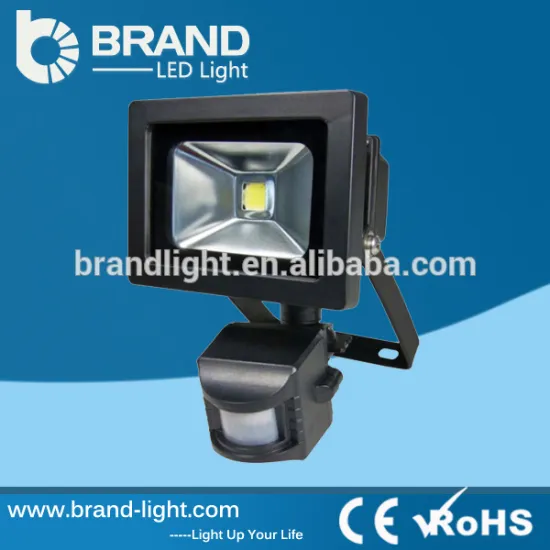 High Lumen 100lm/w 50w 6000k Cool White LED Flood Light With PIR SenSor