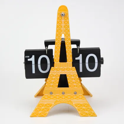 Eiffel Tower Style Flip Clocks for Decor
