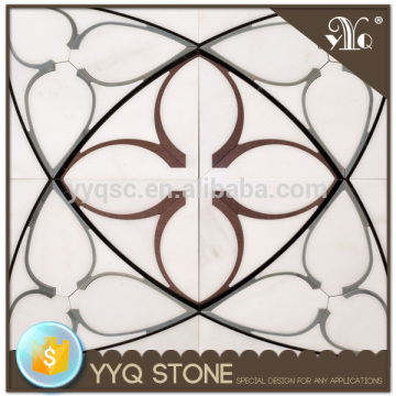 Marble pattern floor design water mosaic floor tile