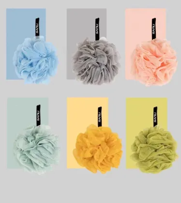 Exfoliating Bath Sponge Body Soap Puff Sponge