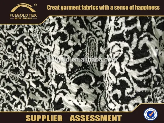 new fashion knitted jacquard fabric satin jacquard fabric