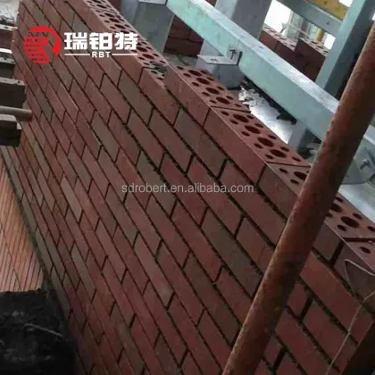 Red Perforated Clay Bricks for Construction