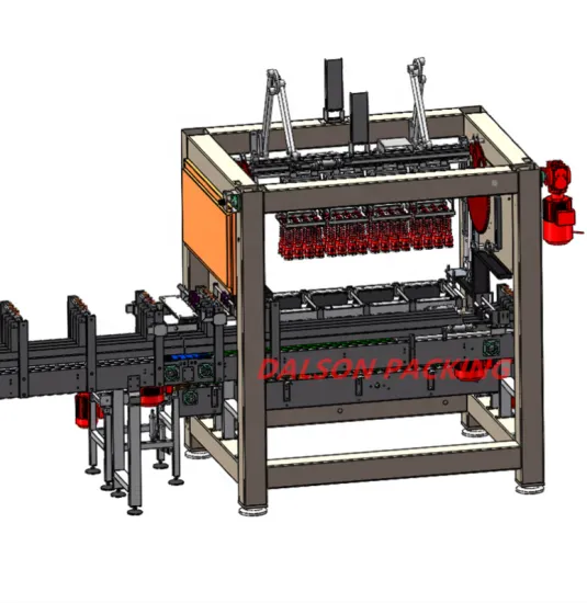 Round Plastic Bottle Jar Carton Packer and Packing Machine
