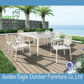 Massa Contemporary Leisure Dining Set Itakda ang Wicker Muwebles