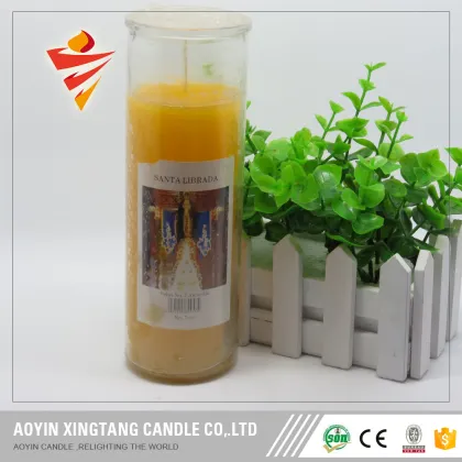 Candle Fresh pineapple scented glass candle jars