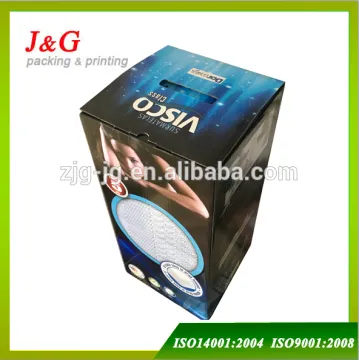 Custom art paper CMYK printing kraft pillow box for home textile packaging