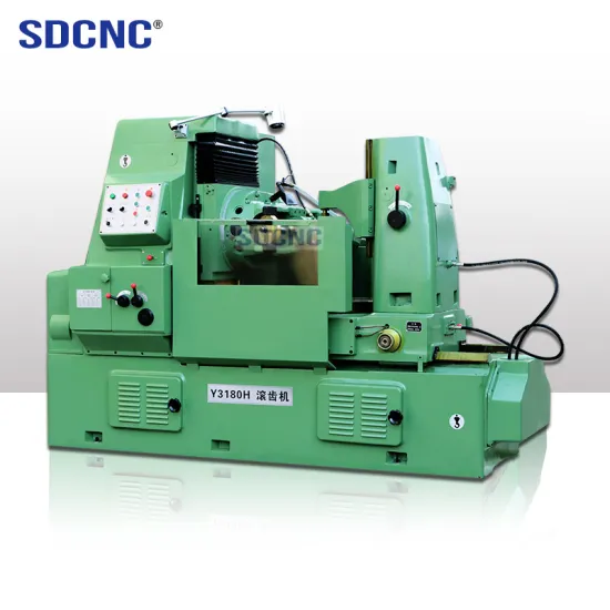High Performance Y3180 Gear Hobbing Machine for Straight and Helical Teeth