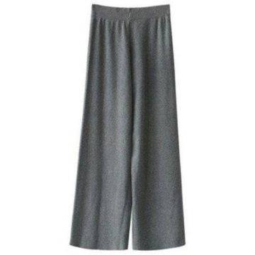 Dames gebreide uitlopende broek lente nieuw