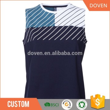 Sexy ladies smart stripes fitness tank top