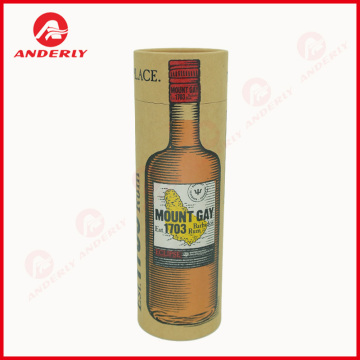 Luxury Customized Red Wine Packaging Paper Tube