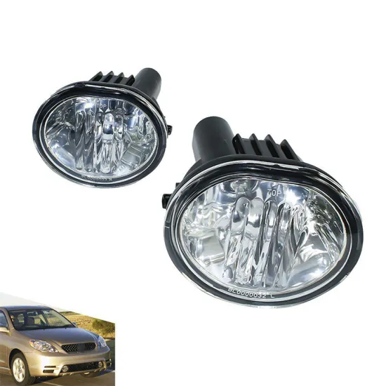 Fog Lights for 2003-2008 Toyota Matrix and Pontiac Vibe: Clear Lens Bumper Fog Lights and Driving Lamps