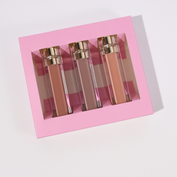 ฉลากส่วนตัวชุดลิปสติก Vegan Waterproof Matte Liquid พร้อมโลโก้ที่กำหนดเอง